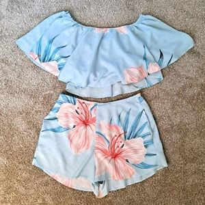 Show Me Your MuMu Lily Crop Top and Shorts Set